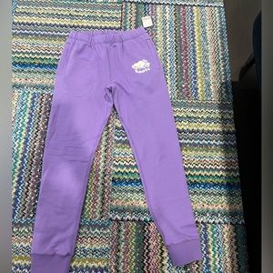 Purple roots joggers NWT